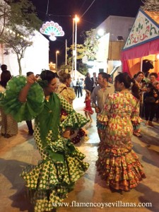 "Bailar Sevillanas" en San Lúcar de Barrameda, Feria de la Manzanilla